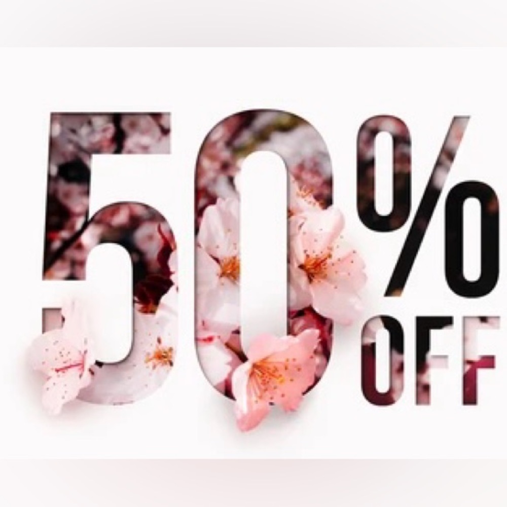 Entire store 50% off